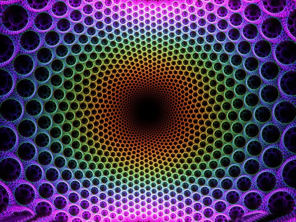 assorted-color 3D optical illusion wallpaper, abstract, optical illusion, colorful, fractal