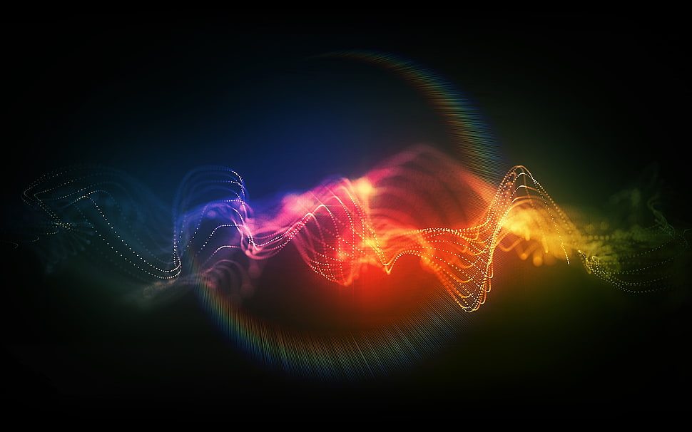 Wavy,  Light,  Shadow,  Glow HD wallpaper