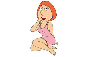 The Simpson character, Lois Griffin, Family Guy, redhead, lingerie HD wallpaper