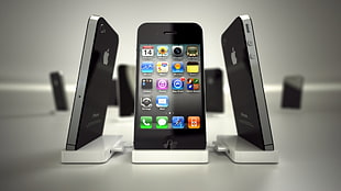 black iPhone 5