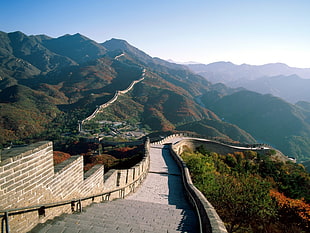Great Wall of China during daytime HD wallpaper