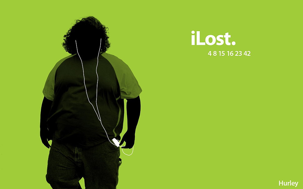 iLost Hurley digital wallpaper, technology, numbers, Lost, iPhone HD wallpaper