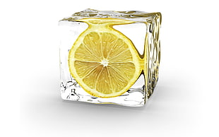 slice frozen lemon
