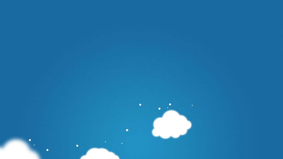 clouds illustration, clouds, minimalism, sky, artwork HD wallpaper