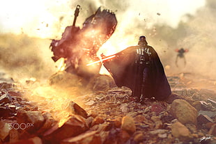 Star Wars Dart Vader, Zahir Batin, 500px, toys, Darth Vader HD wallpaper