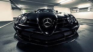 black Mercedes-Benz sedan, Mercedes-Benz, supercars