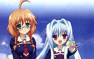 two girl anime characters