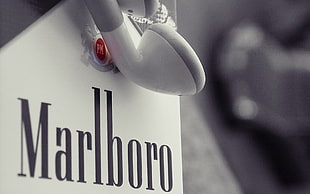 Marlboro cigarette with earphones