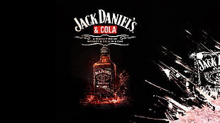 Jack Daniel's bottle, Jack Daniel's, minimalism, alcohol