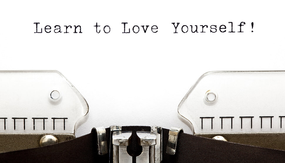 Learn to love yourself HD wallpaper