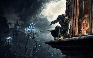 game application wallpaper, Dishonored, video games