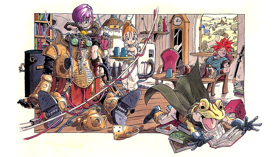 Dragon Ball Z digital wallpaper, SNES, Chrono Trigger HD wallpaper