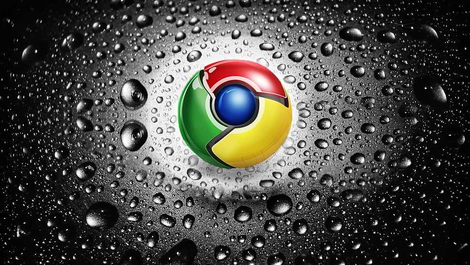 Google Chrome logo, Google Chrome HD wallpaper