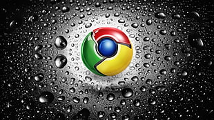 Google Chrome logo, Google Chrome HD wallpaper