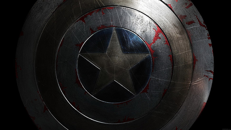 Captain America shield HD wallpaper