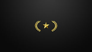 gold-colored star emblem, Counter-Strike: Global Offensive HD wallpaper