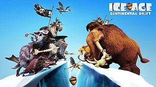 Ice Age Continental Drift poster, movies, Ice Age, Ice Age: Continental Drift, animated movies