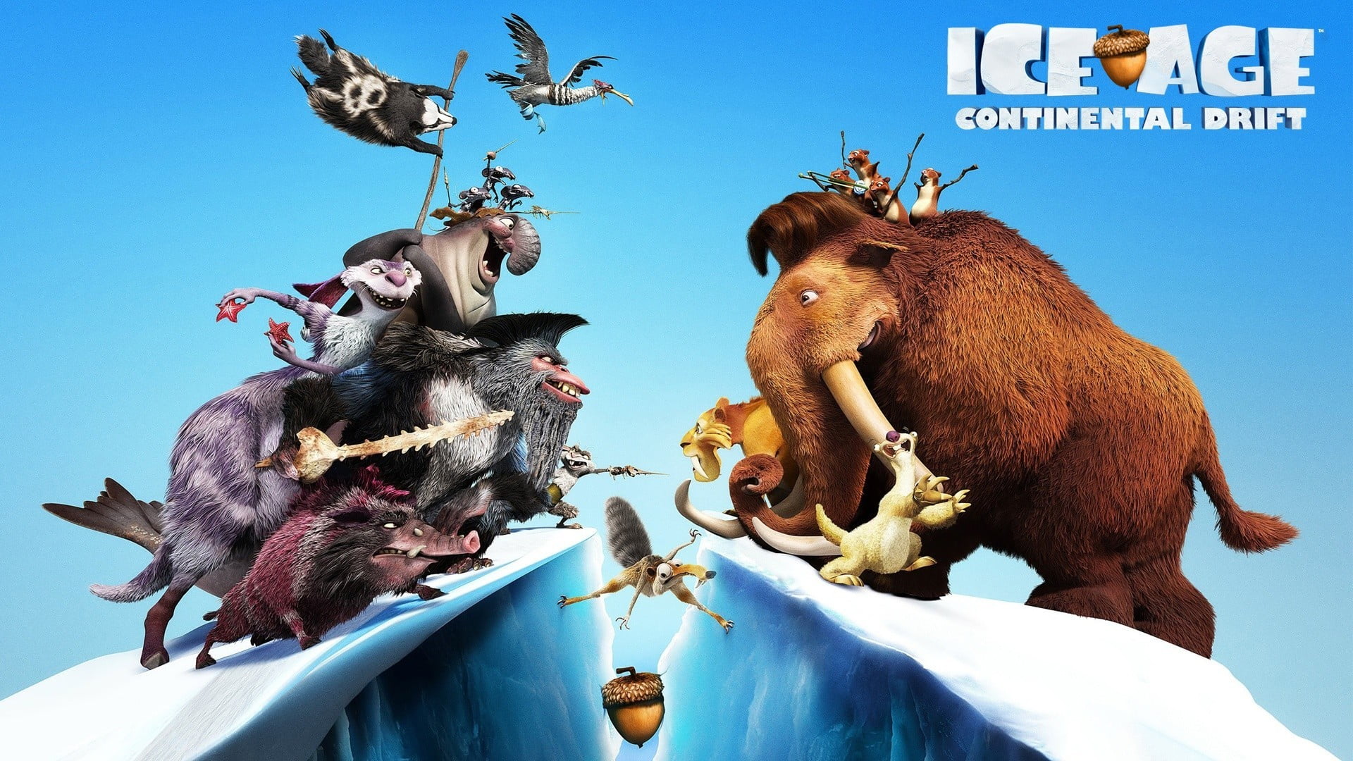 Ice Age Continental Drift poster, movies, Ice Age, Ice Age: Continental Drift, animated movies