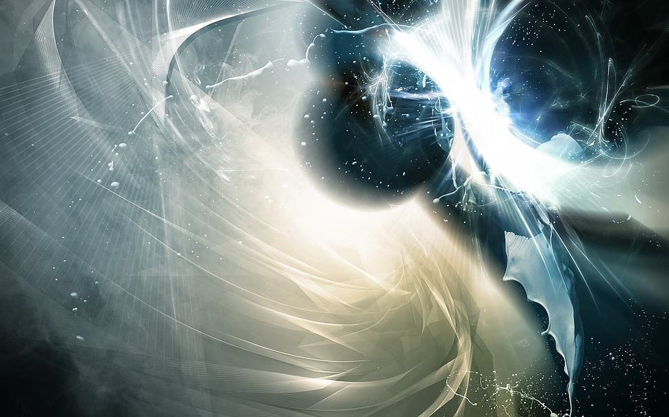 Space,  Explosion,  Form,  Ball HD wallpaper