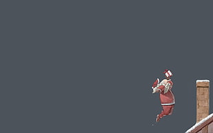 Santa Claus illustration, New Year, Santa Claus, Christmas