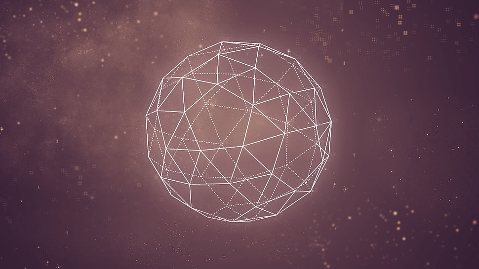 geometric model wallpaper HD wallpaper