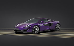 purple McLaren P12 HD wallpaper