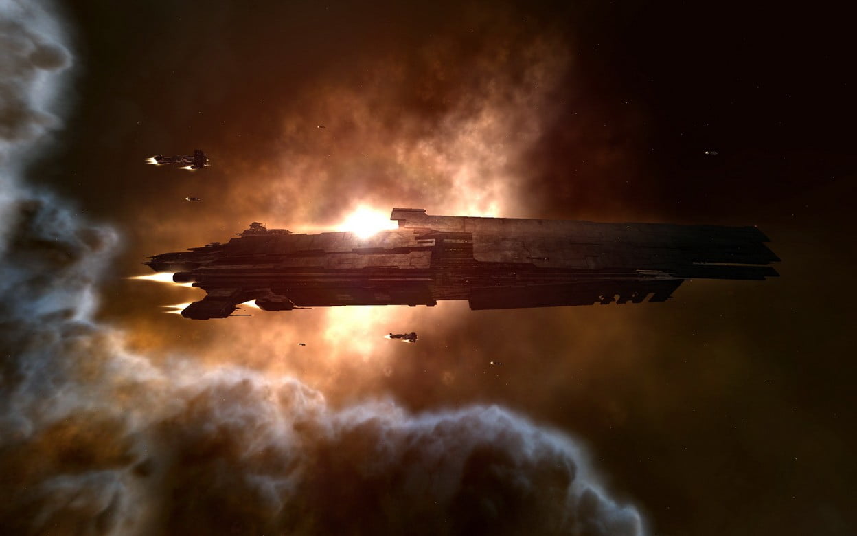 2560x1080 resolution | painting of spaceships, EVE Online, space ...