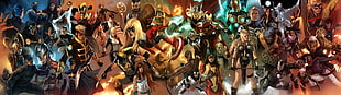 assorted-superhero character digital wallpaper