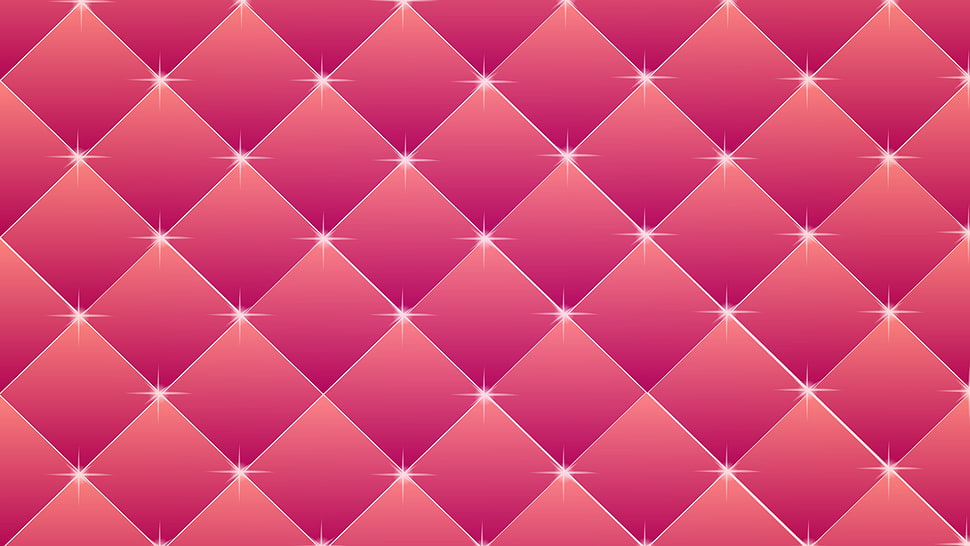 red grid pattern, Squares, Rhombuses, Pink HD wallpaper