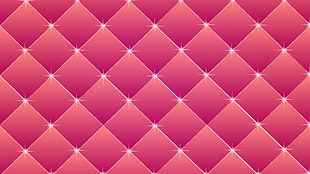 red grid pattern, Squares, Rhombuses, Pink