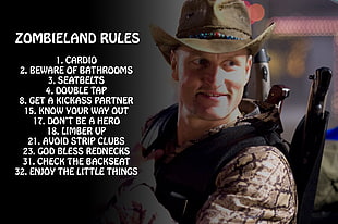Zombieland Rules, Zombieland, zombies, movies