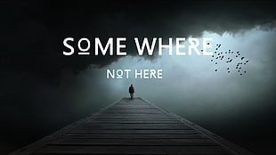 Some Where Not Here cover, thinking