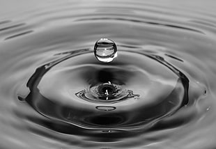 time lapsed photography of clear water droplet HD wallpaper