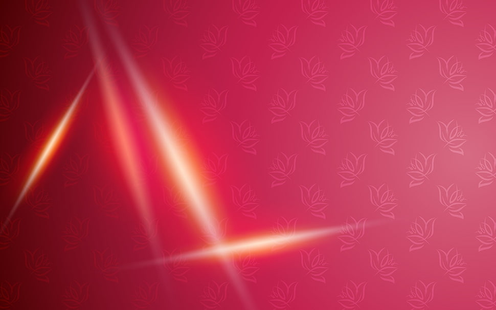 red floral digital wallpaper HD wallpaper