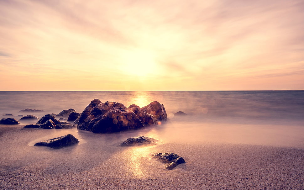 seashore, landscape HD wallpaper