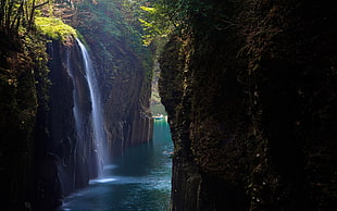 waterfalls, waterfall, landscape, canyon, nature
