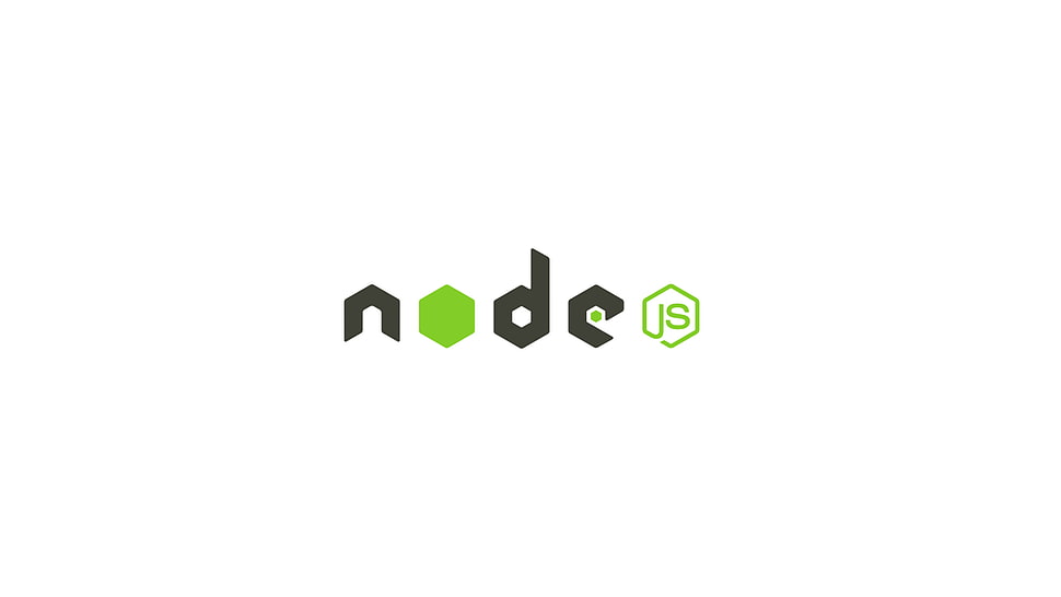 black and green text, node.js, JavaScript HD wallpaper