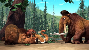 Manny the mammoth Ice Age character HD wallpaper