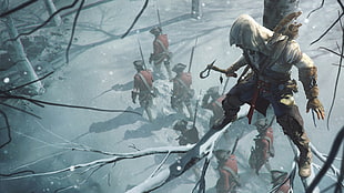 Assassin's Creed game screenshot, Assassin's Creed, Assassin's Creed III, video games HD wallpaper