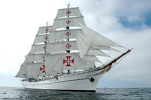 sailing ship, sagres, Portugal, ship