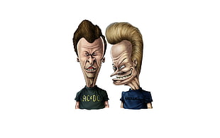 two men cartoon illustration