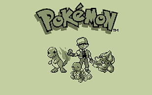 Pokemon logo, Pokémon, Ash Ketchum, retro games, Nintendo
