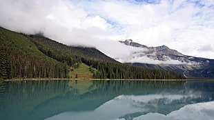 landscape photography of lake, landscape, reflection, sky, clouds HD wallpaper