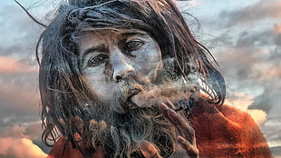 man smoking wallpaper, smoke, photography