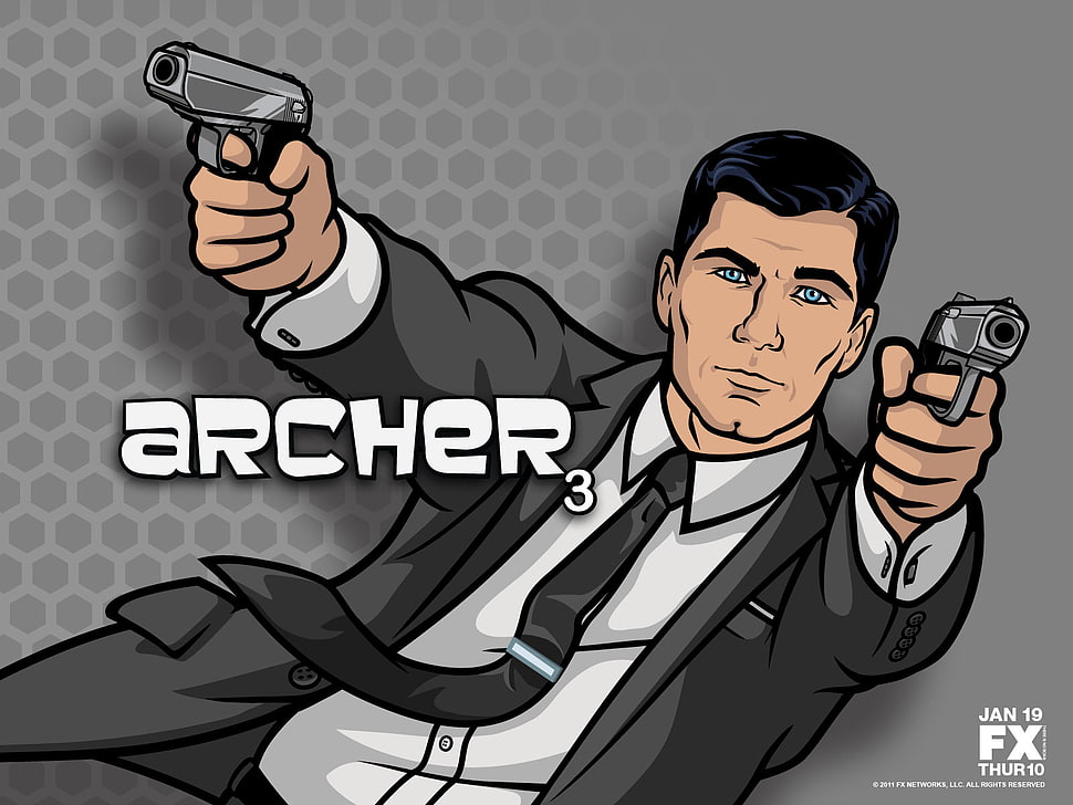 Archer 3 game illustration HD wallpaper