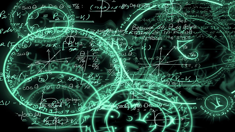 rune scripts and equations wallpaper HD wallpaper