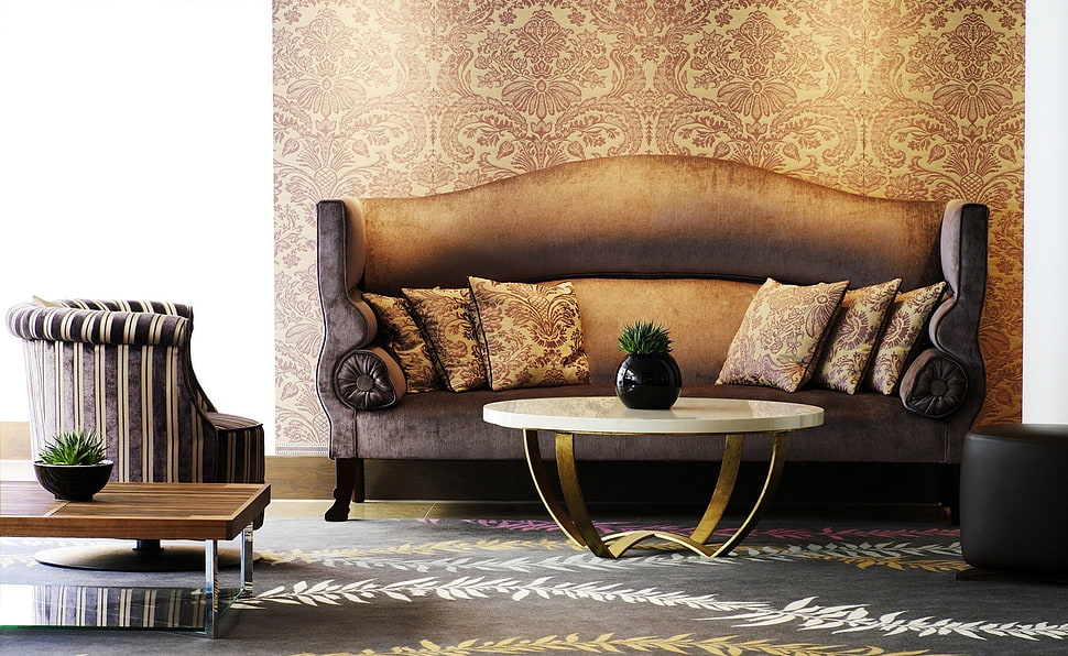 living room set HD wallpaper