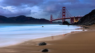 Golden Gate Bridge, San Francisco California, nature, Golden Gate Bridge, bridge, sea HD wallpaper