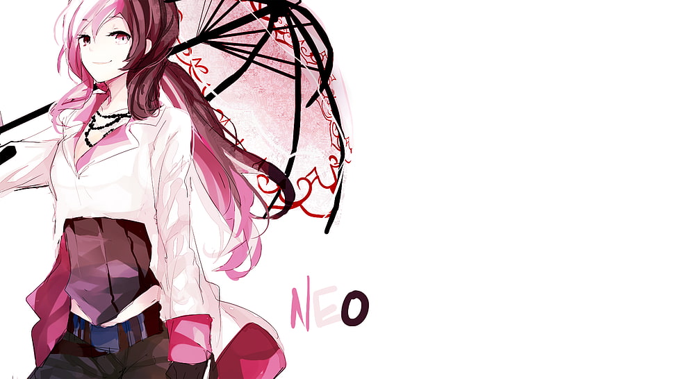 pink-haired female anime character, RWBY, Neopolitan HD wallpaper