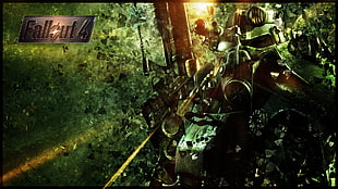 Fallout 4 game wallpaper, Fallout 4, power armor, Fallout HD wallpaper